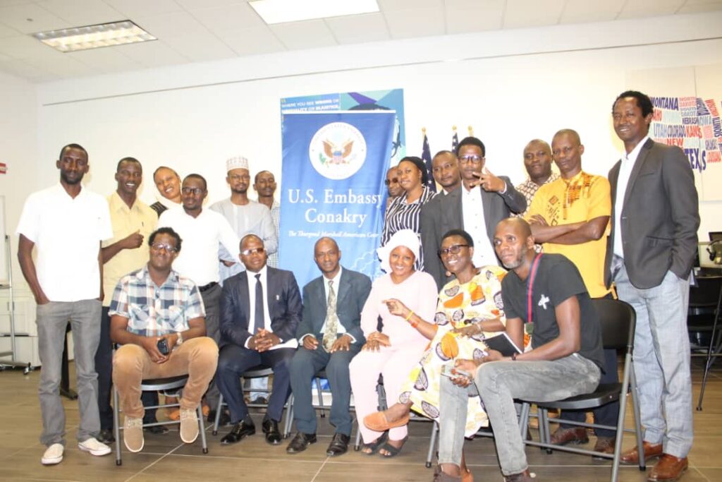 Ambassade des États-Unis en Guinée : des journalistes éclairés sur la lutte pour la promotion du droit de la communautés afro-américaines