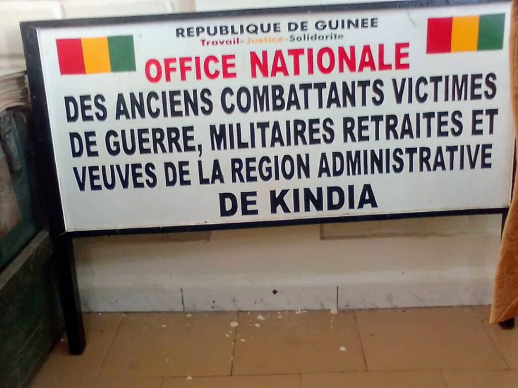 kindia : les autorités valident le Bureau Regional des anciens Combattants