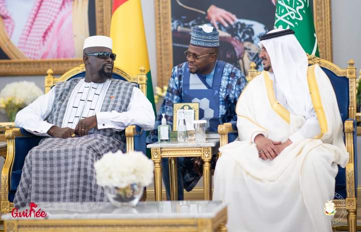 Riyad:le colonel Mamadi Doumabouya marque sa présence au sommet arabie Saoudite Afrique