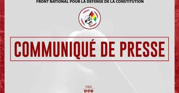 Francophonie: le FNDC réagit suite  à la décision de l’OIF concernant la levée de la suspension de la Guinée