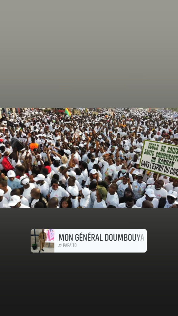 Marche pour la paix à kankan, une autre giffle au peuple de Guinée.