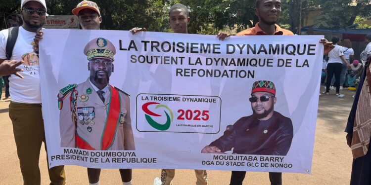 Mobilisation à Kindia : La marche pour la candidature du Général mamady Doumbouya c’est du deux poids deux mesures.