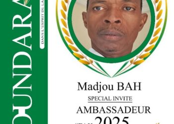 Foire agricole de koundara prévue du 24 au 26 2025: 𝐌𝐚𝐝𝐣𝐨𝐮 𝐁𝐀𝐇 est le nouvel ambassadeur