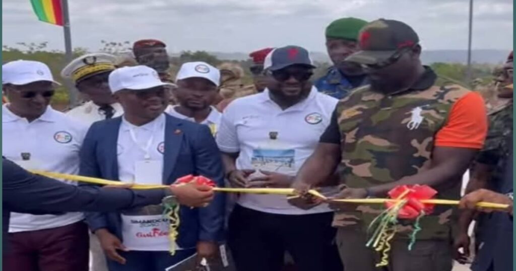 Dubréka : Le président Mamadi Doumbouya inaugure le pont unique de Tanènè!