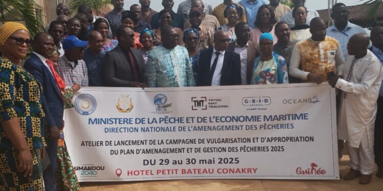 Guinée : bientôt la vulgarisation et appropriation du plan d’aménagement et de gestion des pêcheries 2025 ( Ministère pêche)