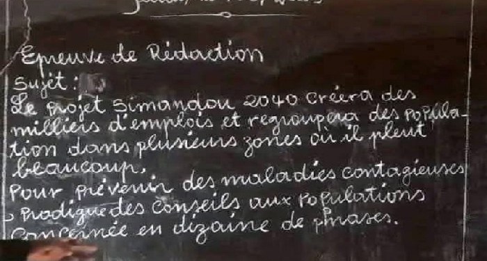 Examen d’entrée en 7e Année: quand l’école trébuche sur le Simandou ! (Par Boua King Kouyaté)
