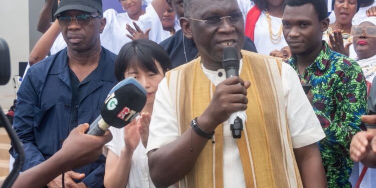 Ahmed Kanté appuie les jeunes de Wonkifong pour soutenir la Transition