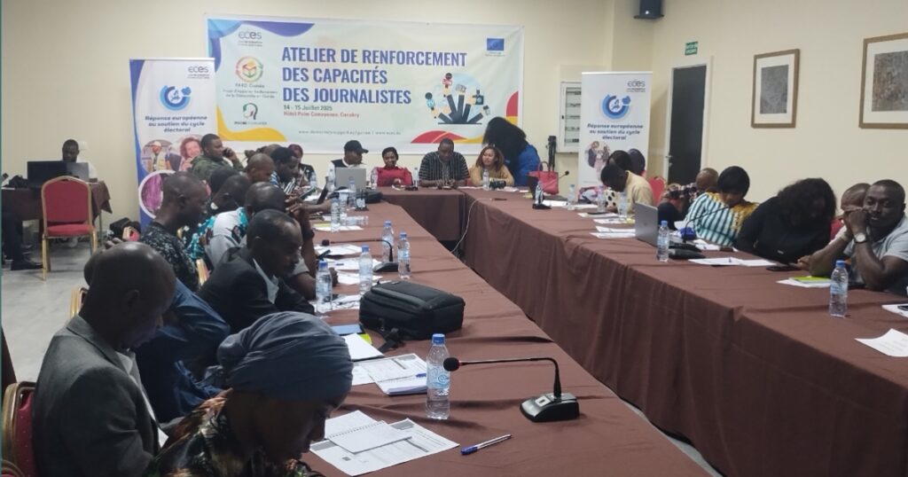 Guinée : la pratique du journalisme mobile au coeur d’une session de formation !