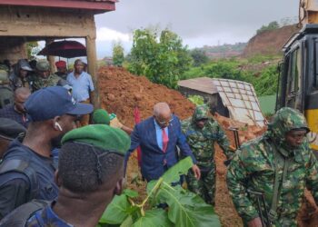 Éboulement à Maneah-Guinée : le gouvernement invite les riverains à déguerpir les lieux