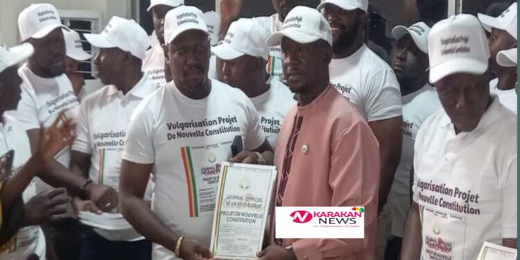 Vulgarisation du projet de nouvelle constitution: Mohamed Lamine SIMAKAN et son équipe s’activent sur le terrain