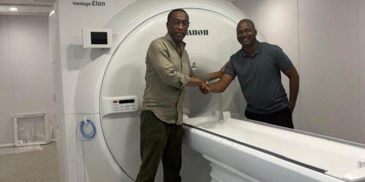 La CNSS met en service l’IRM haut champ 1,5 Tesla au Centre Cardio-Diagnostic Général Mamadi Doumbouya de Kankan